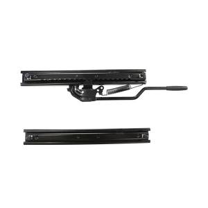 Juego de guías de asiento negras para asiento de cortacésped de giro cero