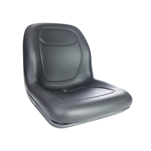 Asiento de PVC negro con múltiples orificios de montaje