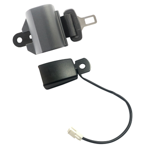 Cinturón de seguridad negro con interruptor (normalmente abierto)