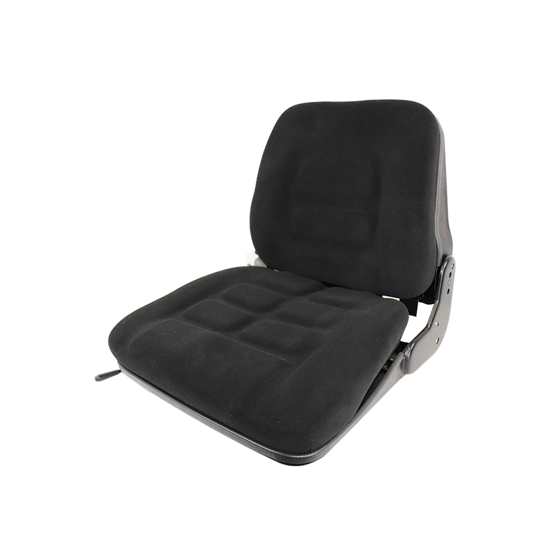 Montaje en seco de una muestra de asiento de carretilla elevadora