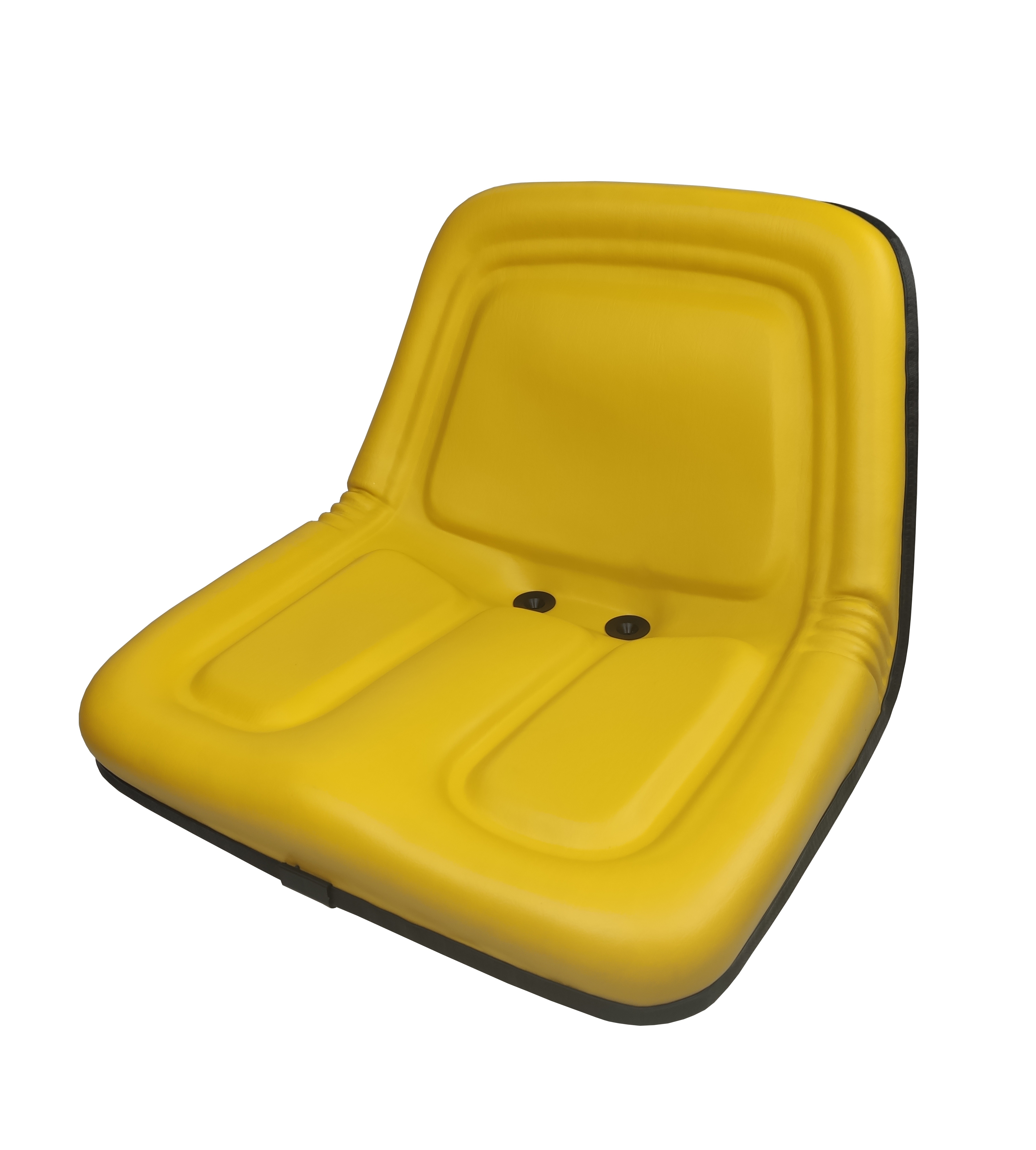 Asiento de cortac&eacute;sped impermeable con canales de drenaje adecuados